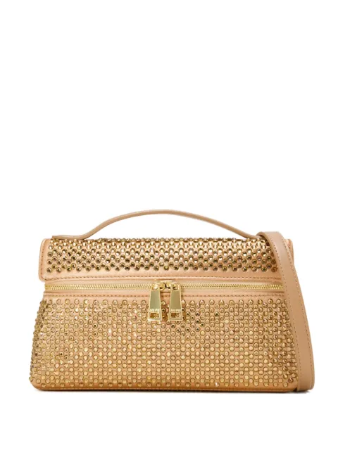 JW Pei Thea crystal-embellished top-handle bag Gold 2T78