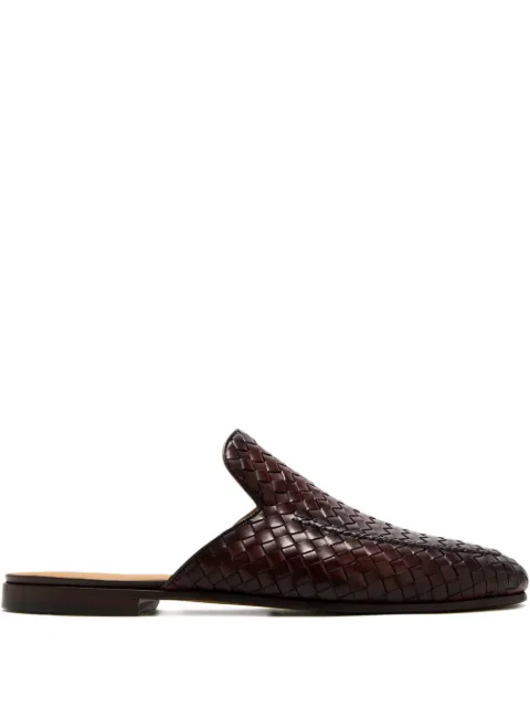 Magnanni woven leather mules Brown 24477