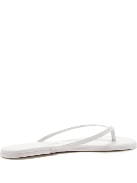 Tkees leather flat sandals White SOLI