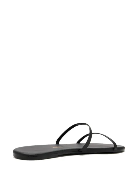 Tkees double-strap flat sandals Black GEMM