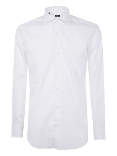 Barba long-sleeved button-up shirt White I1U13P01PZ8100U