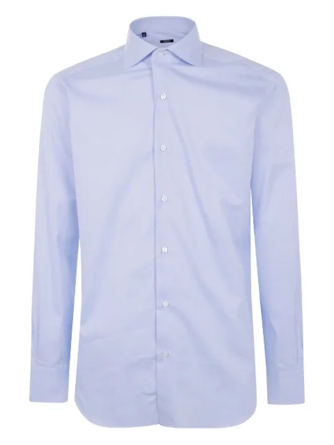 Barba button-down cotton shirt Blue I1U13P0150082U