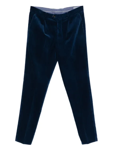 Brunello Cucinelli corduroy pleated-front trousers Blue M280UE1450C6028