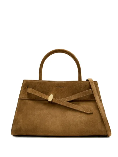 Veronica Beard Dash suede satchel bag Brown H2506HL106V015