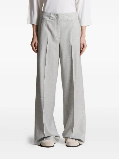 Peserico pleated wide-leg trousers Grey A0456906413