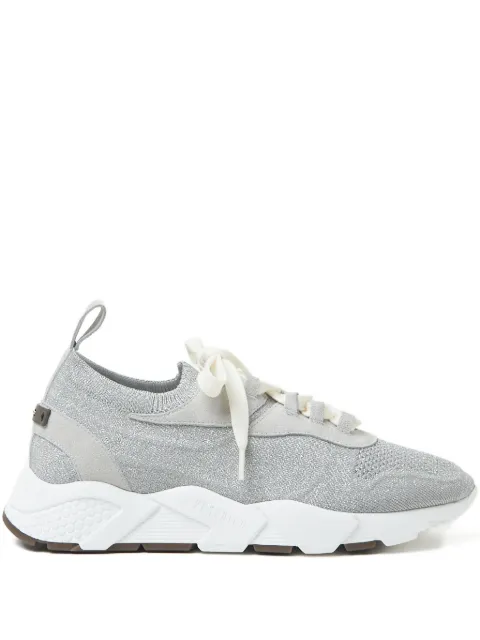 Peserico glitter-knit sneakers Grey A39703C0CC602