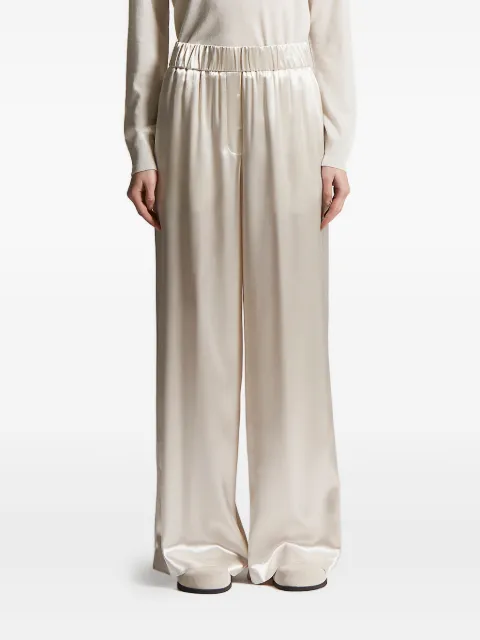 Peserico elastic-waist trousers White A0412401514