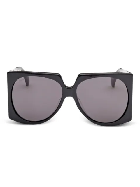 Max Mara Eyewear geometric-framed sunglasses Black MM013301A