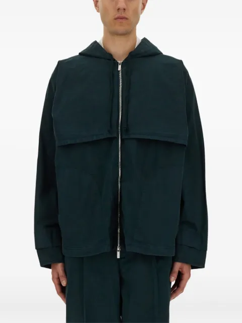 Helmut Lang hooded zip jacket Green P05HM102F1S