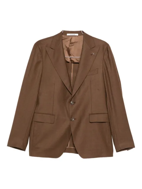 Tagliatore peak-lapels single-breasted suit Brown 2SVS26B11AI080005U