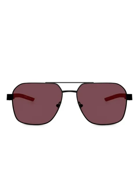 SCUDERIA FERRARI pilot-frame sunglasses Black FZ50031011E
