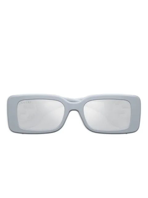 Gucci Eyewear GG-logo rectangle-frame sunglasses Grey GG1325S011