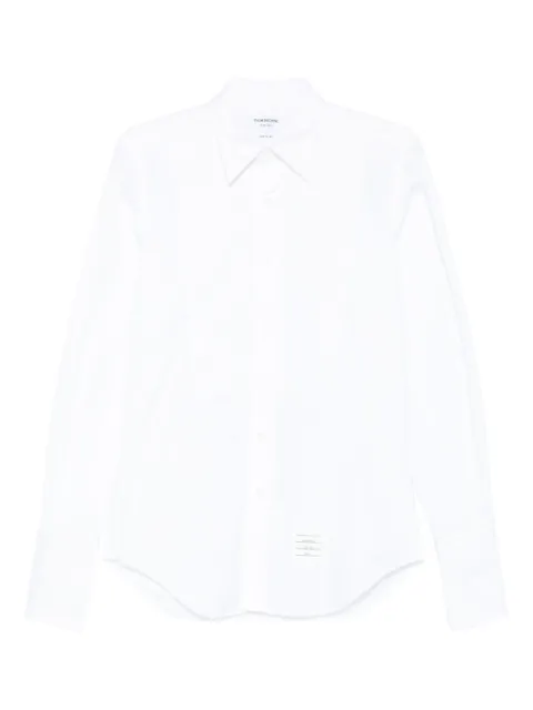 Thom Browne 3-stripes logo shirt White MWL205B03113
