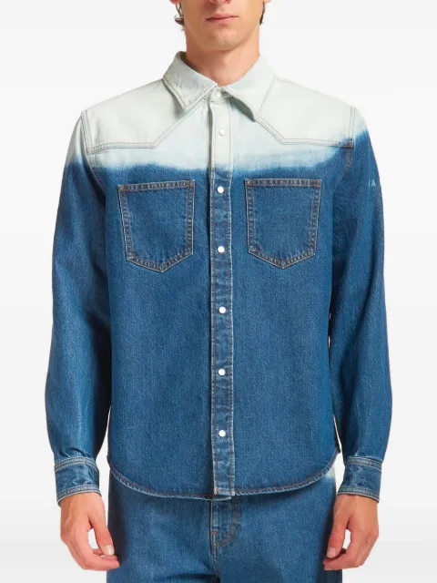 Marni dip-dye denim shirt Blue CUJU0031A1USCY67