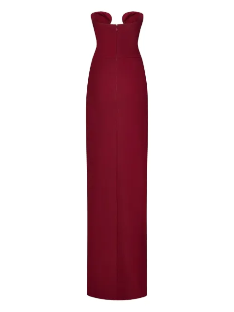 Nensi Dojaka cut-out side-slit maxi dress Red NDDR1151000