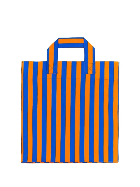 Sunnei striped tote bag Blue MACCXBAG028WVN010OAS