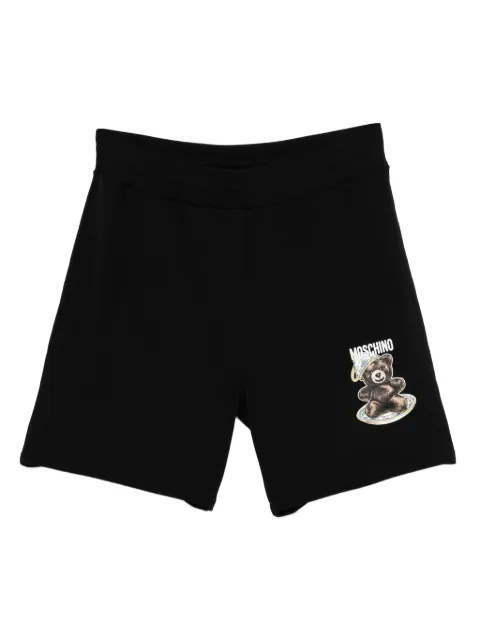 Moschino teddy-print shorts Black A03505228