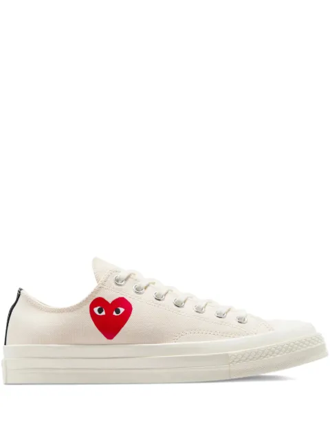 Comme Des Garçons Play x Converse Chuck 70 heart-logo sneakers Neutrals 34992878