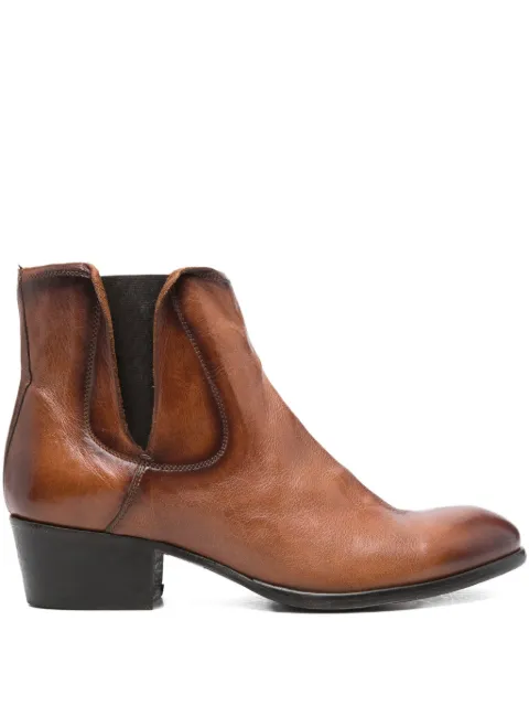 sturlini firenze 40mm leather Chelsea boots Brown 8802