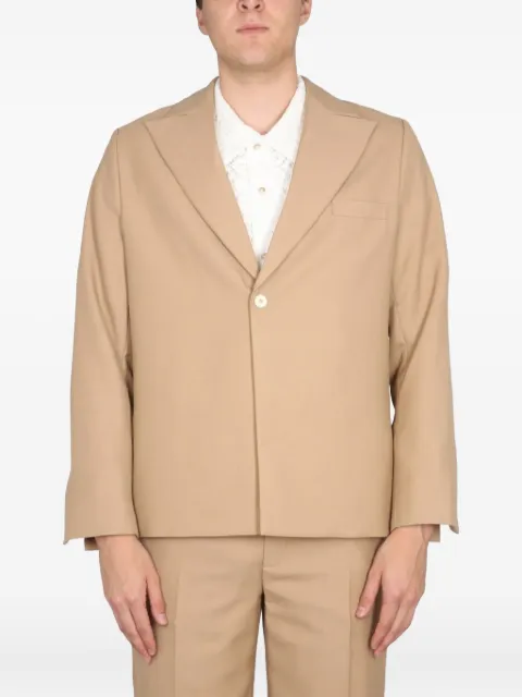 Séfr single-breasted jacket Neutrals PREFW23POWER
