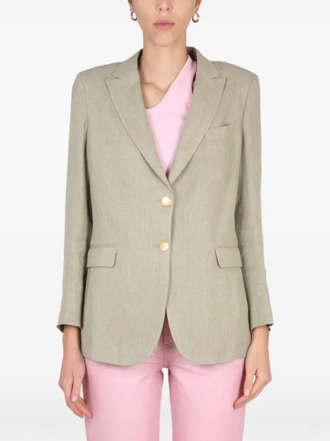 SAULINA Angelica button-fastening blazer Neutrals ANGELICASA70251