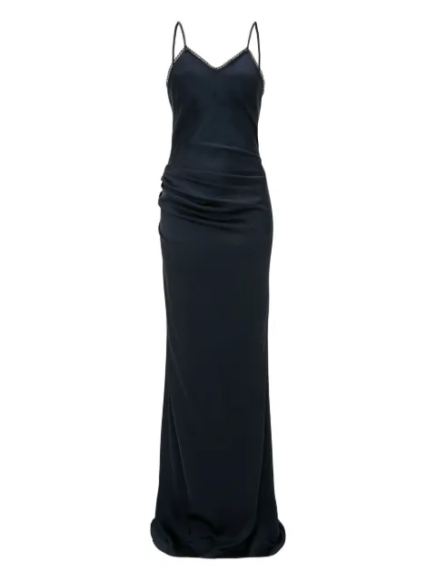 Victoria Beckham lace-detail cami dress Blue 1325WDR006509B