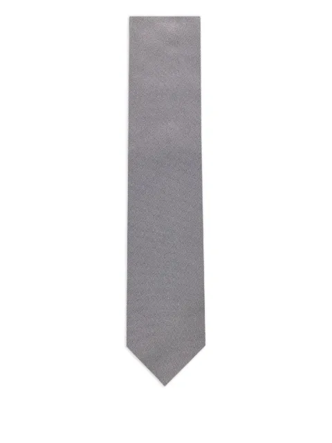 Corneliani textured silk tie Grey 26U3022620300