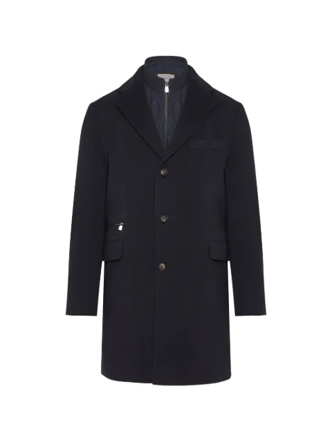 Corneliani layered coat Blue 2615902612287