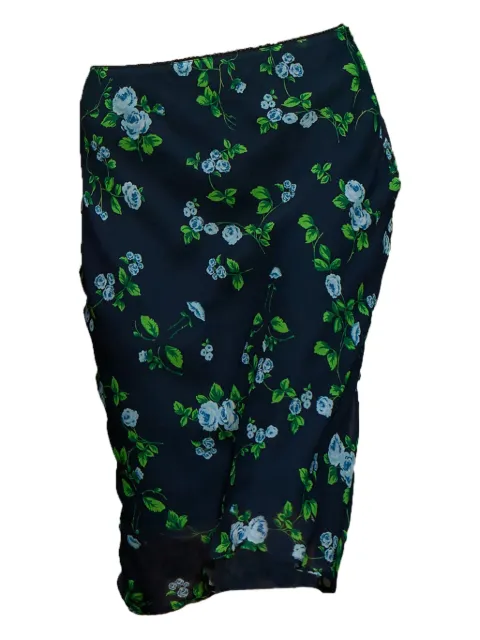 Vivetta floral-print pencil skirt Blue VS1GO0042