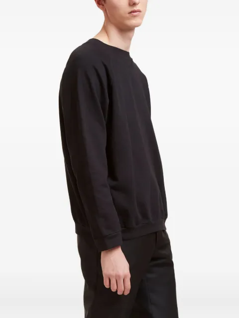 Aiezen raglan-sleeve crew-neck sweater Black 7039101