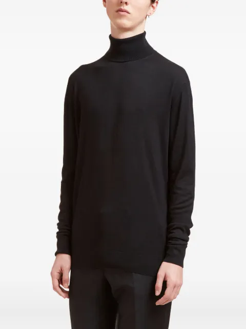 Aiezen turtleneck knitted sweater Black 9097501