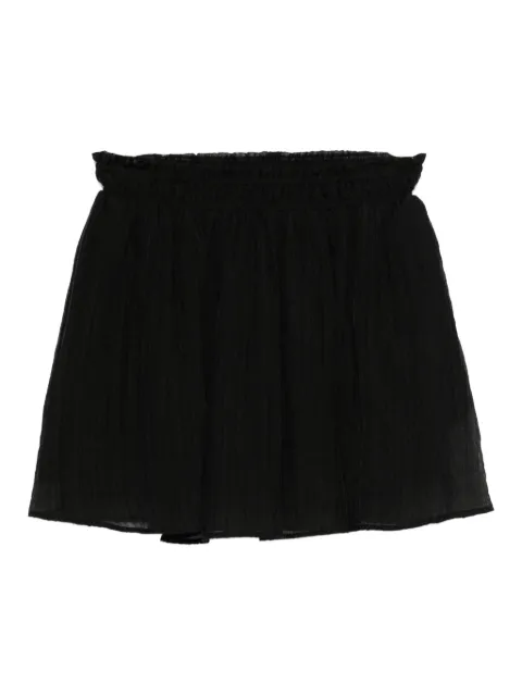 Eleh elasticated-waist pleated skirt Black ESS250114