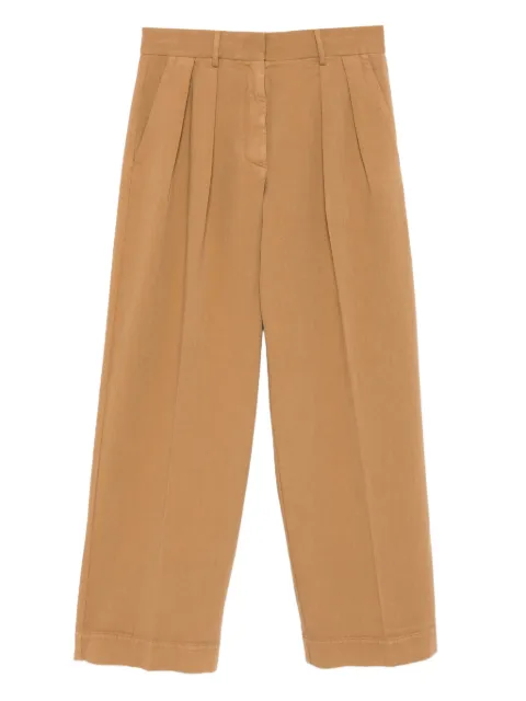 Forte Forte cotton trousers Brown 14036MYPANTS