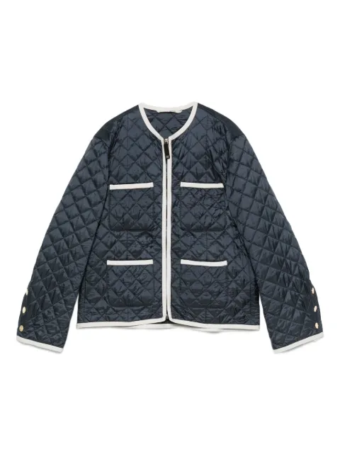 Max Mara CELESTE quilted pocket jacket Blue 2529486014600