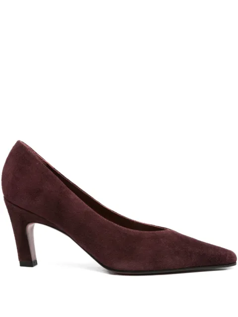 Roberto Festa 70mm pointed-toe suede pumps Purple WARA