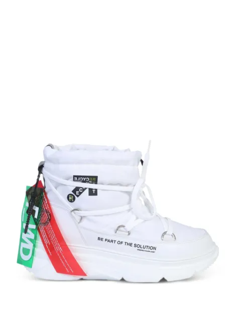F_WD lace-up platform boots White FW33082A10115101
