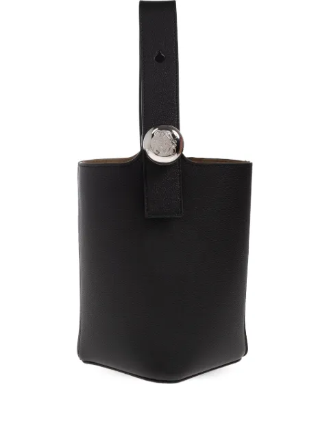 LOEWE leather top-handle mini bag Black AANBBBMX31