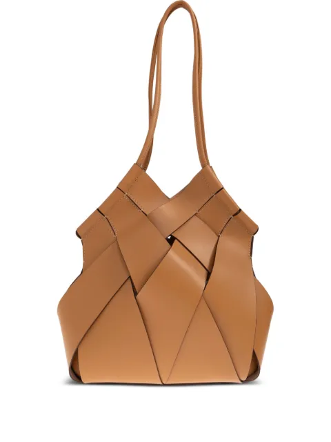 Ulla Johnson Charlotte woven leather tote bag Brown PF251181