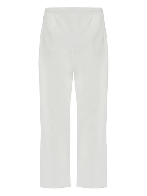 MM6 Maison Margiela elasticated-waistband cotton track pants White SH0KA0053M25025