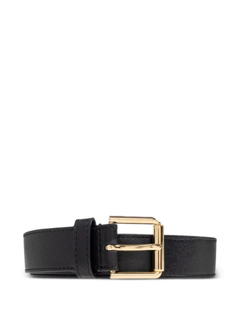 Givenchy gold-buckle leather belt Black BB408HB2AE