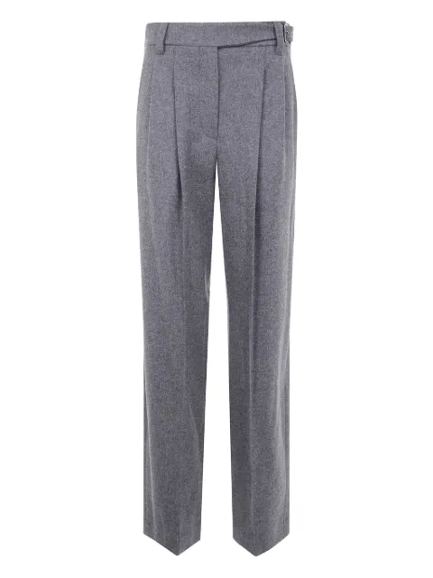 Brunello Cucinelli pleated belted trousers Grey MB162P9027C032