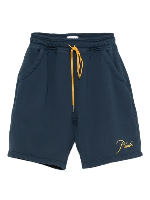 RHUDE drawstring pocket shorts Blue RHPF25SH010120043