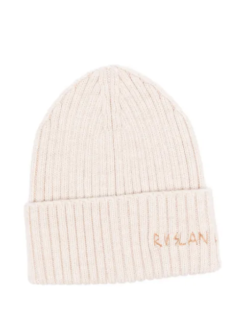 Ruslan Baginskiy ribbed-knit hat Neutrals BN036MWFLCD24