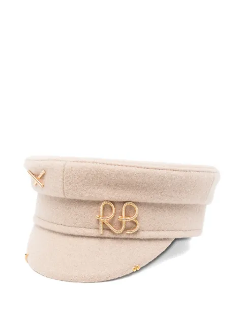 Ruslan Baginskiy gold-logo cross-detail hat Neutrals KPC032WPPRSTMRB