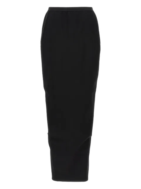 Rick Owens Pillar back-split maxi skirt Black RP02E4331WST