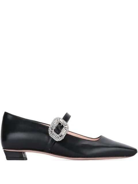 Roger Vivier Belle Vivier Mary Jane ballet flats Black RVW00743300TGQ