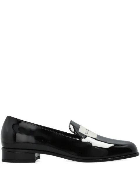 Givenchy Tux patent leather loafers Black BE202AE2DS
