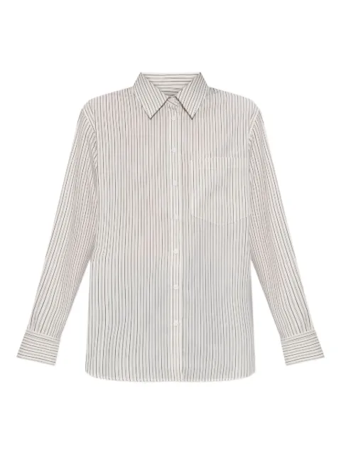 Zadig&Voltaire striped pin-cuff shirt Neutrals WWSH02255
