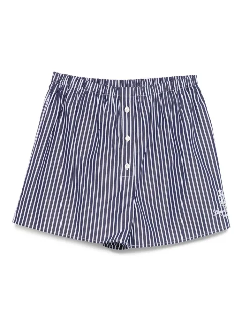 Sporty & Rich Vendome striped shorts Blue SH035602231ST02