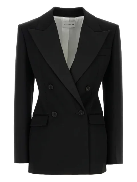 Givenchy double-breasted tuxedo blazer Black BW30KW15CT